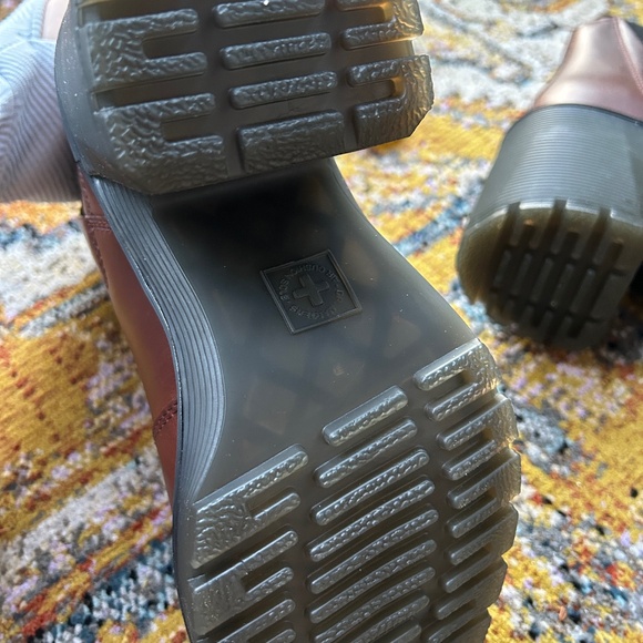 Dr. Martens Spence Pull Up Leather Heel Chelsea Boots in Dark Brown Size 7 - Picture 12 of 15